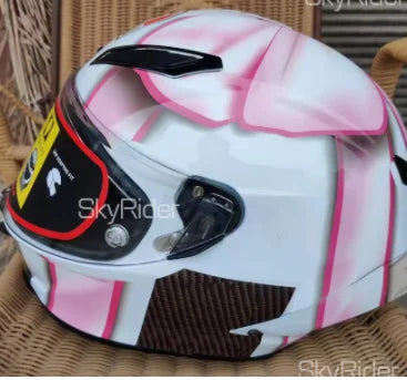 Full Face Motorcycle helmet pista GPR pink bow  Motocross Racing Motobike Riding  Helmet Casco De Motocicleta  four season