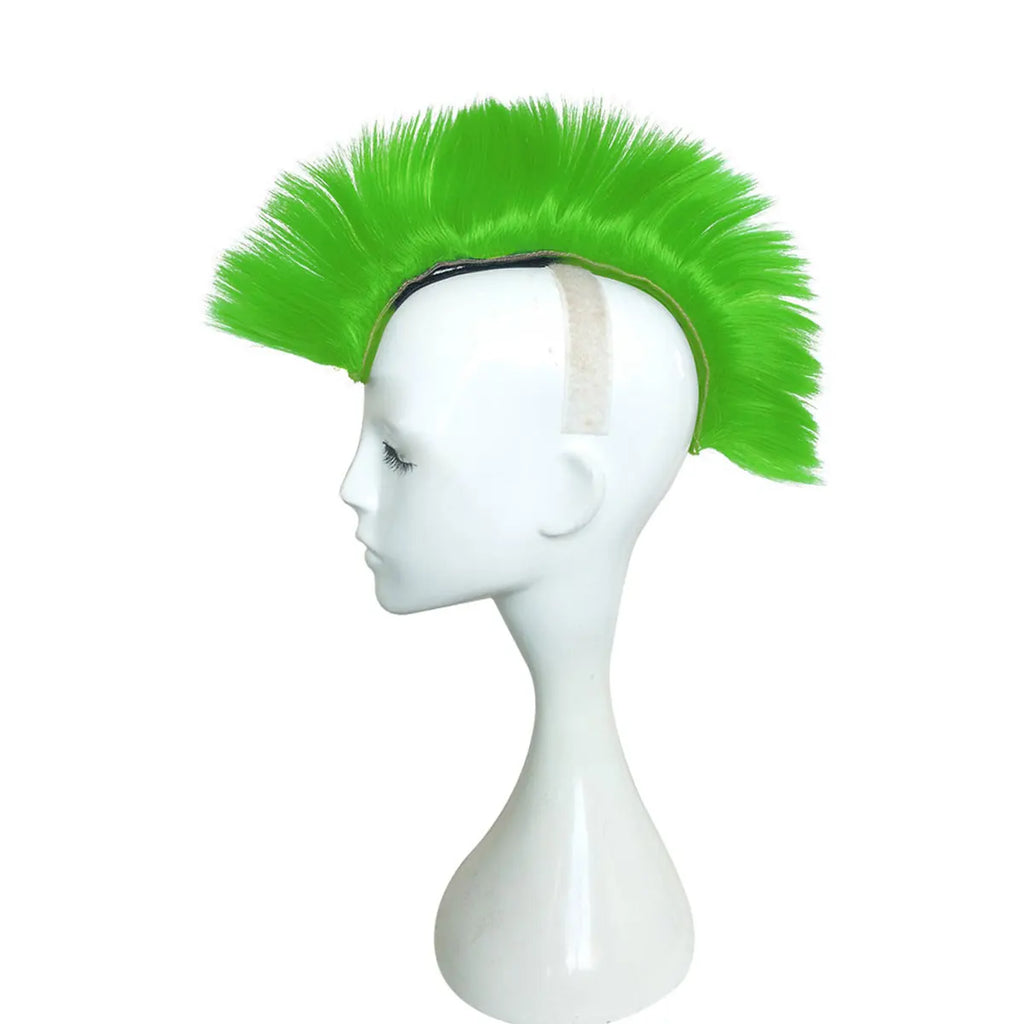 Synthetic Wigs Helmet Hawks Motorcycle Helmet Mohawk for Bicycle/Almost Helmet/Stick Reusable Design (Helmet Not Included)