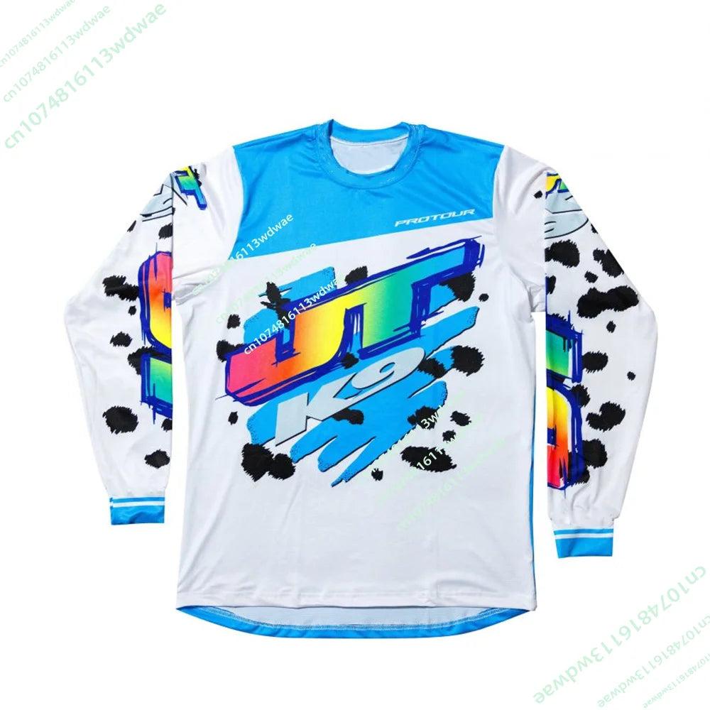 Mens Enduro MTB Cycling Clothes Jersey Off-road Motorcycle Bmx T-Shirt Bicycle Cycling T-shirts Long Sleeve Motorcycle Clothing