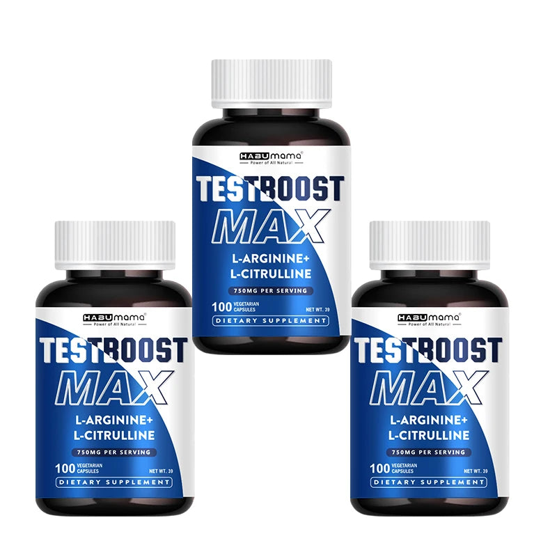 100 tablets Male Supplement with L-arginine L-citrulline,Stamina & Energy Vegan | Discreet Ship
