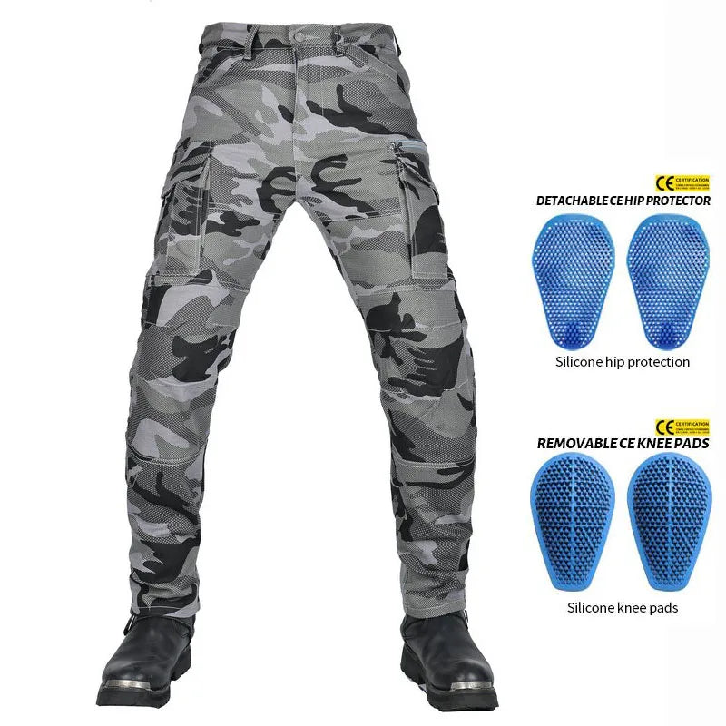 Motorcycle Pants Leisure Camo Men's Jeans Motocross Motoriding Racing Trousers Outdoor Riding Rider Equipment For All seasons