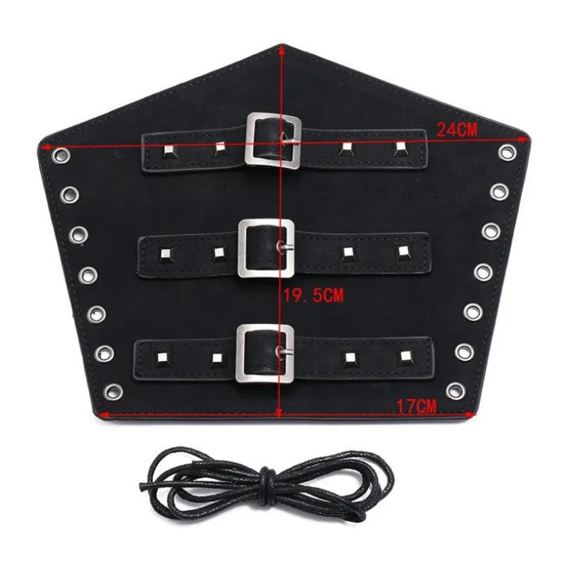 Punk Hip Hop 1Pc Cosplay Leather Armor Arm Viking Bangles Pirate Knight Gauntlet Wristband Bracer Accessories New Men's Bracelet