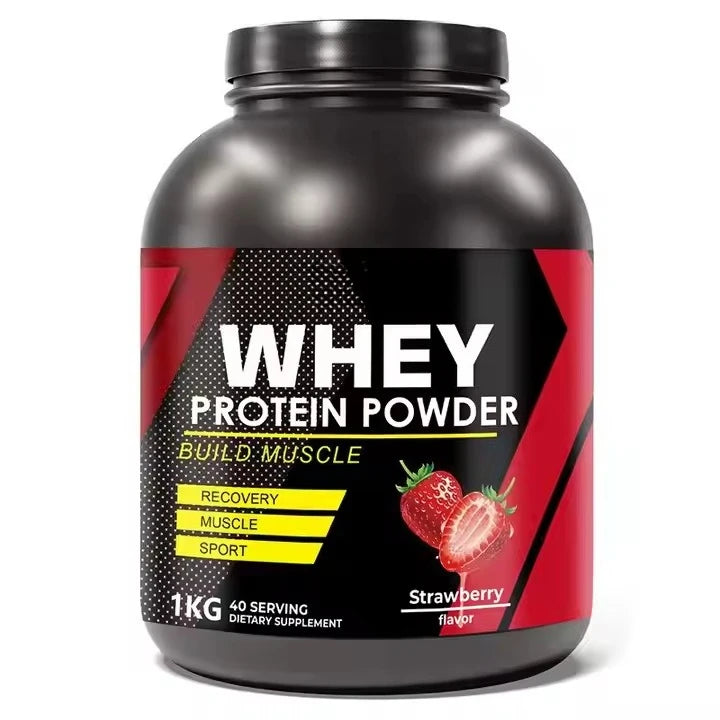 Whey Protein Powder 2lbs - 80% Protein, Gold Ratio Whey for Muscle Growth & Recovery, Vanilla/Chocolate/Strawberry, 40 Servings