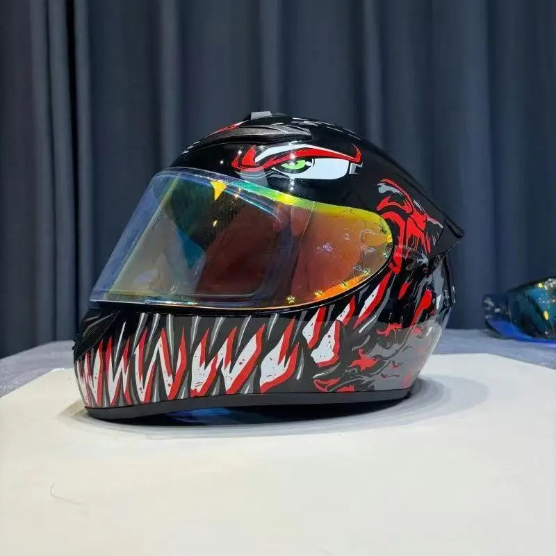 Adult Helmets For Motorcycle Full Face Helmet HD Visors Capacete De Moto Capacetes DOT Approved