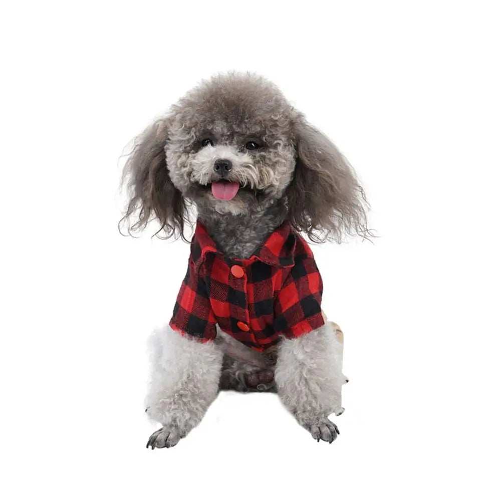 Pet Outfits Cotton Dog Clothes Soft Fashion Puppy Jumpsuits Breathable Cute Pet Pullover Four Seasons General
