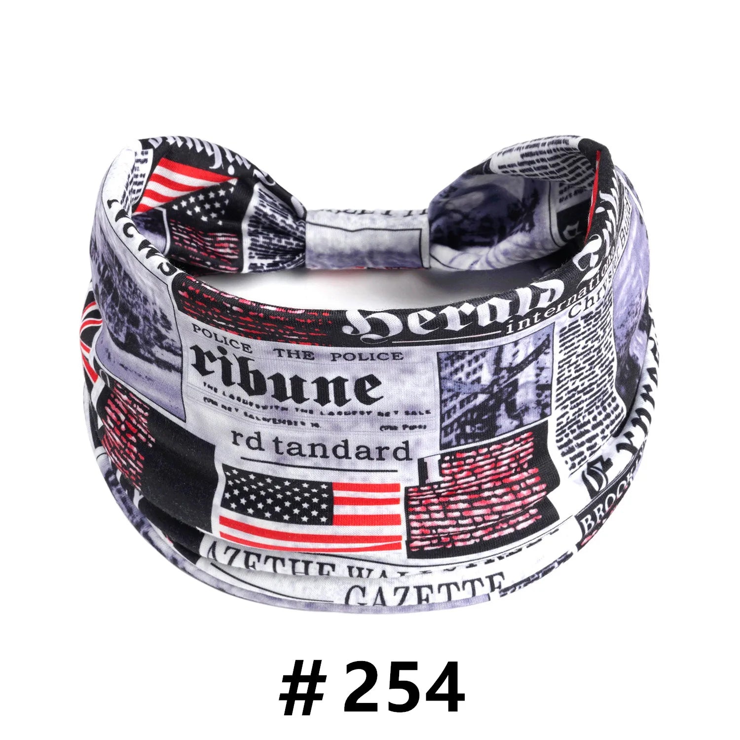 American Flag Headbands Women 4th of July Head Band Wide Turban Headwrap Red White and Blue Hairbands USA Patriotic Accessories
