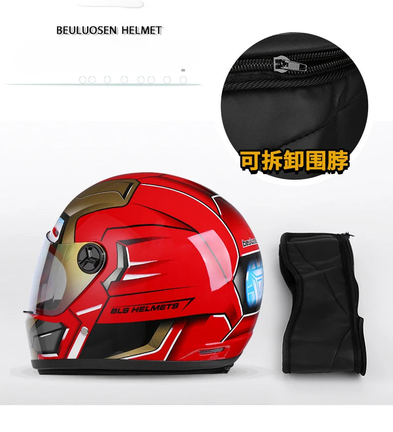 Kdis Spider Motorcycle Helmet Full Face Long Visor Racing Off-Road Helmet childrens Cascos Para Moto Capacete DOT Casco Moto