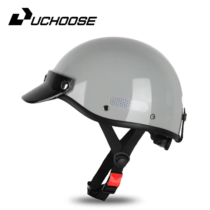 Vintage Helmet Motorcycle Helmet Cruiser half helmet Men Women Adult Child All seasons summertime Simple and nice