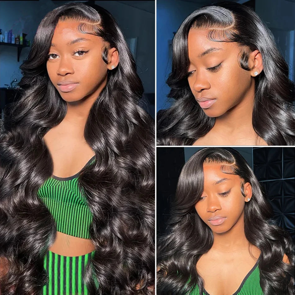 13x4 HD Transparent Lace Front Human Hair Wigs For Women Wear Go Glueless Wig Peruvian Body Wave Lace Frontal Wig With Baby Hair