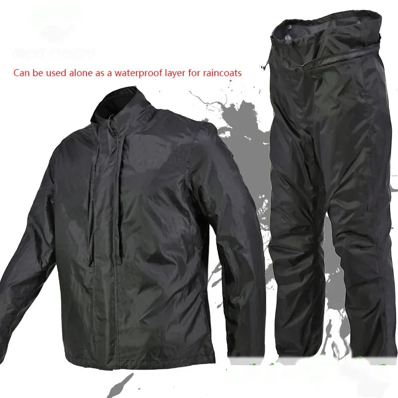 Warm Waterproof MOTOBOY motorcycle Jacket pants  winter motorbike jersey suit men's with CE Protectors motocross Rally Suit