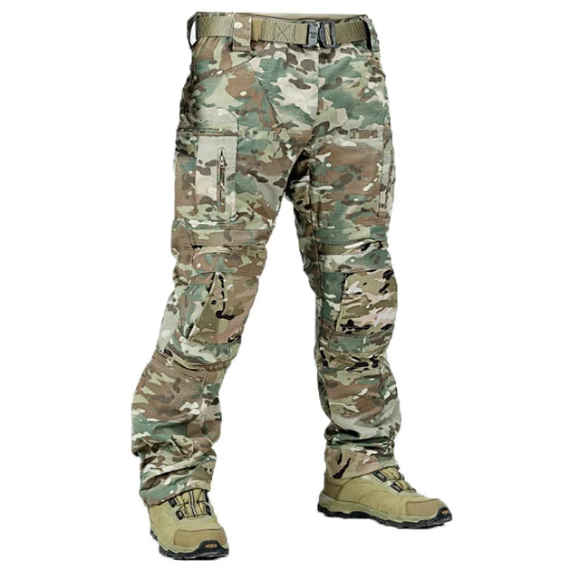 Men Combat outdoors Tactical Cargo Pants Sport Camping Trousers Camouflage Multicam Black Trekking Climbing Hunting Clothes