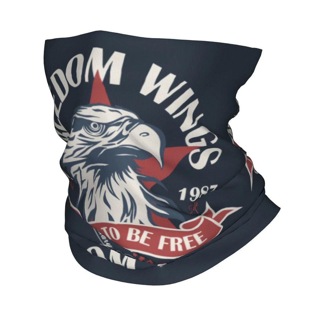 Custom Vintage American Flag Bandana Neck Gaiter for Hiking Hunting Women Men Wrap Scarf USA Proud Balaclava Warmer