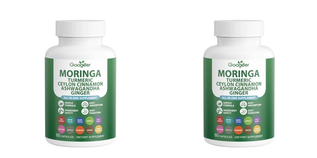 Multi-Herbal Wellness Supplement 60capsules Moringa Turmeric & More Easy Absorption Natural Dietary Supplement for Health
