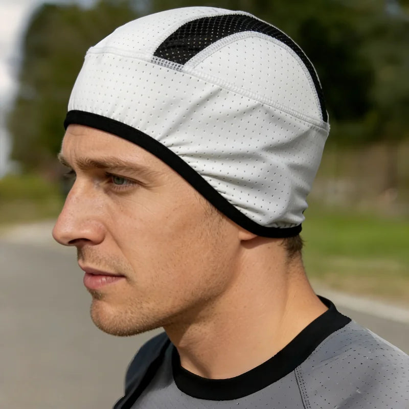 Motorcycle Helmet Inner Cap Hat Ice Silk Breathable Quick Dry Hat Racing Cap Under Helmet Beanie Cap Motocross Motor Helmet Hat