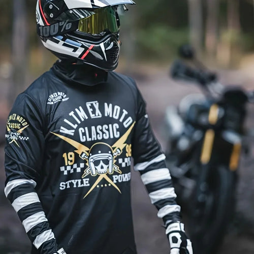 2026 MOTORCYCLE JERSEY WICKING LONG SLEEVED SWEAT ABSORBING MOTORCYCLE CLOTHING CYCLING SHIRT FOR BIKING RIDING SPORTS