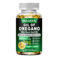 Pure Oil of Oregano Supplement, for Sinus Relief, Allergies & Healthy Immune Response, Respiratory & Gut Health, GMP Certified
