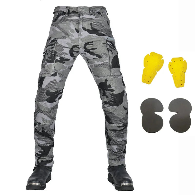 Motorcycle Pants Leisure Camo Men's Jeans Motocross Motoriding Racing Trousers Outdoor Riding Rider Equipment For All seasons