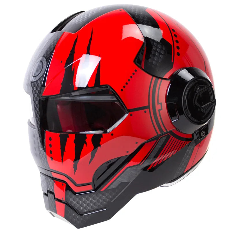 HEROBIKER Vintage Retro Helmet Motorcycle Moto Helmet Motorbike Full Face Helmet Casco Moto Cruiser ChopperCafe Racer Capacetes