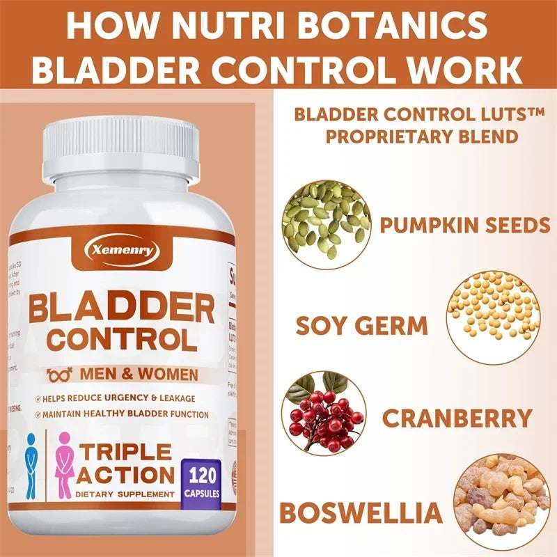 Bladder Control Supplement - Promotes Metabolism,Supports Urinary Tract Health,Reduce Urinary Frequency and Urgency