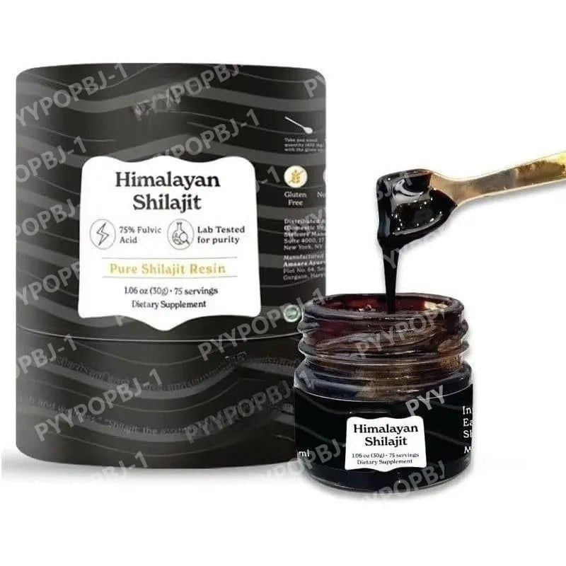 30g Himalayan Shilajit Resin Pure Natural Mineral Supplement Fulvic Acid Resin Paste Lab Tested Energy & Vitality Support