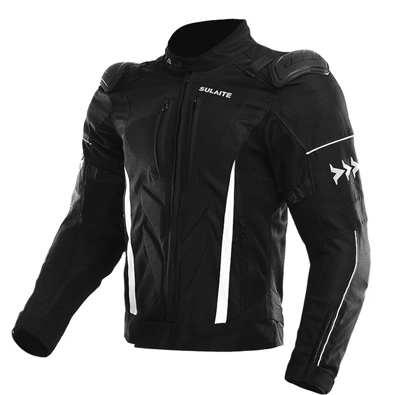 Summer Breathable Motorcycle Jacket Road Racing Clothing  Motorcycle Equipment Built-in Chest Protection New