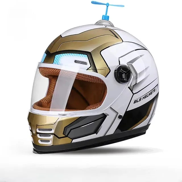 Kdis Spider Motorcycle Helmet Full Face Long Visor Racing Off-Road Helmet childrens Cascos Para Moto Capacete DOT Casco Moto