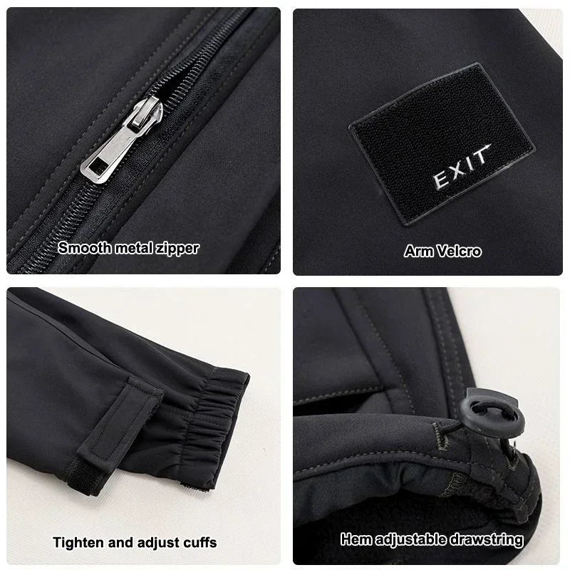 Motorcycle Set Men Jacket Windproof Waterproof Motorbike Riding Clothing Protective Gear Chaqueta Moto Male Motorcycle Clothing