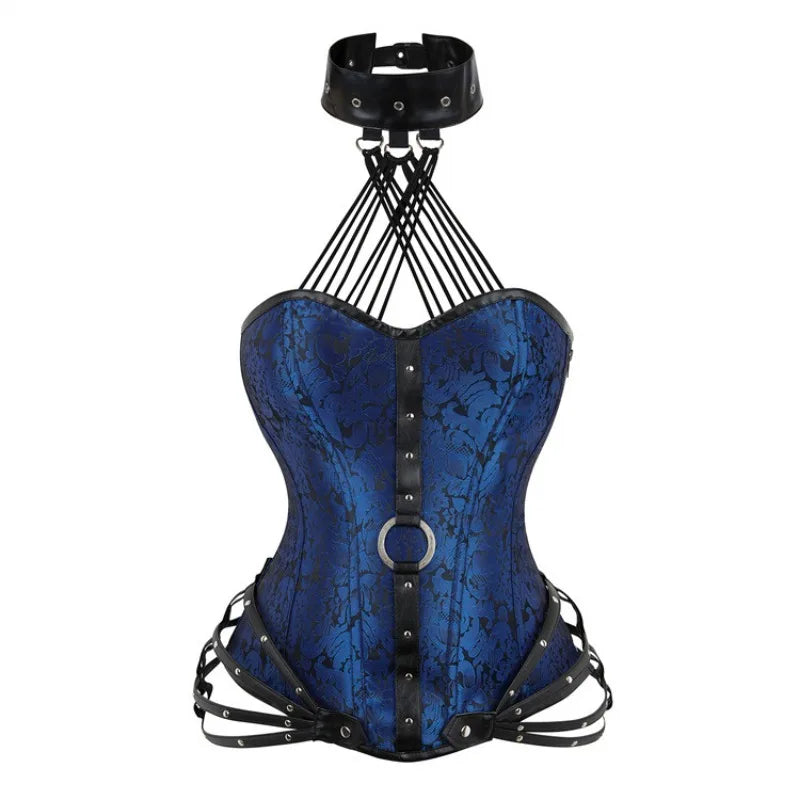 Steampunk Clothing Women Vintage Gothic Pu Leather Corset Steampunk Black Outerwear Bustier Corselet Overbust Tops Plus Size Red