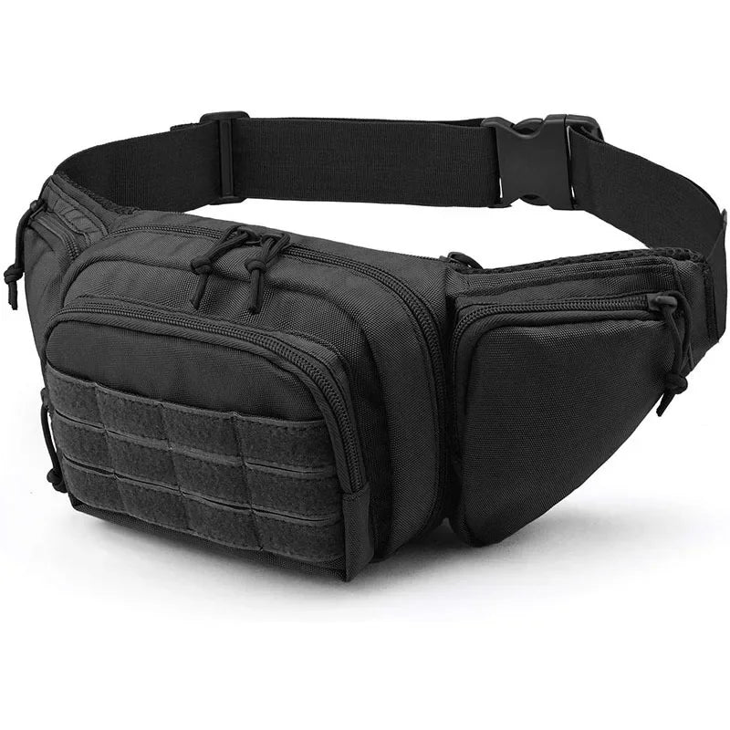 Hunting Waist Bag Men's Tactical Fanny Pack Water-proof Molle Hiking Climbing Mobile Phone Belt Pack Outdoor Sport Combat Bags