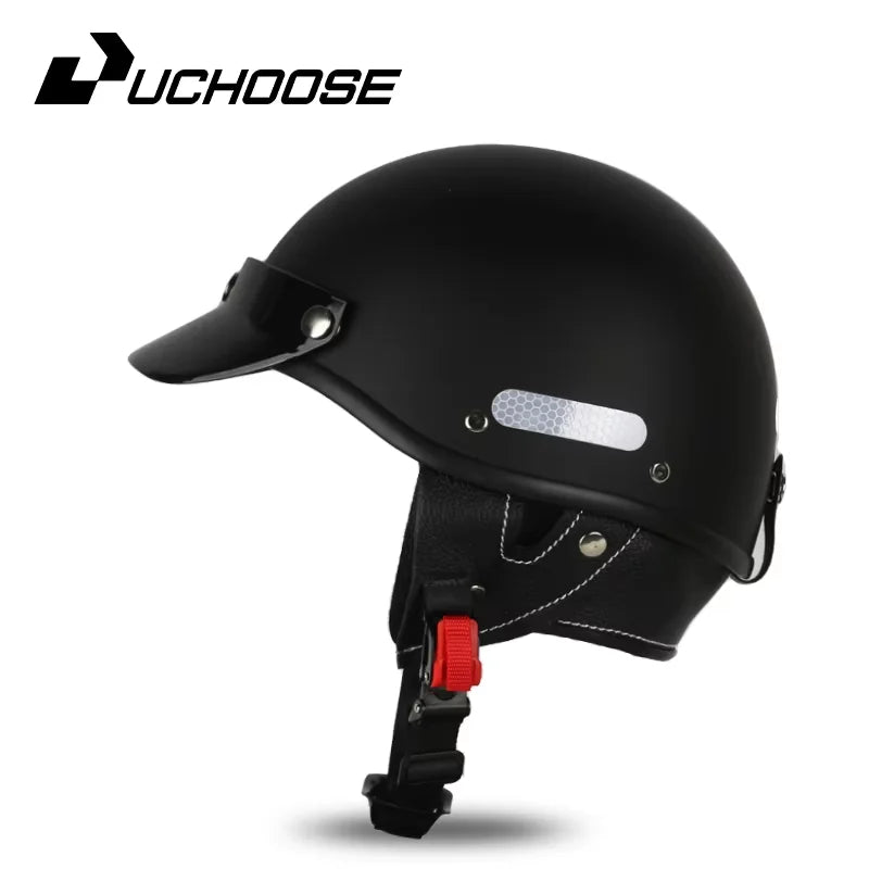 Vintage Helmet Motorcycle Helmet Cruiser half helmet Men Women Adult Child All seasons summertime Simple and nice