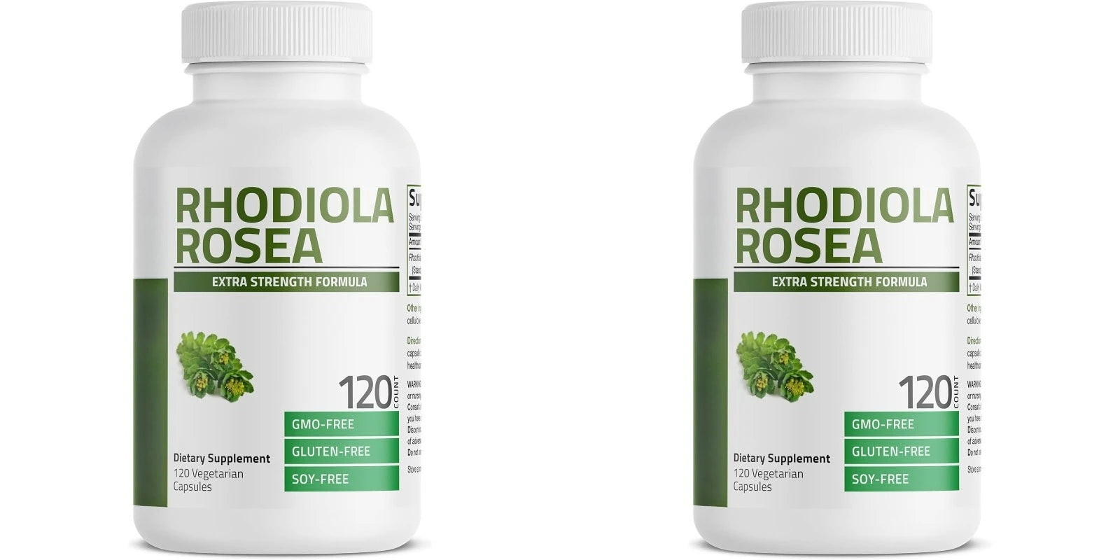 Rhodiola Rosea Supplement Support Overall Health Non-GMO Vegan Vegetarian Capsules 120 Count Natural Herbal Extract for Adult