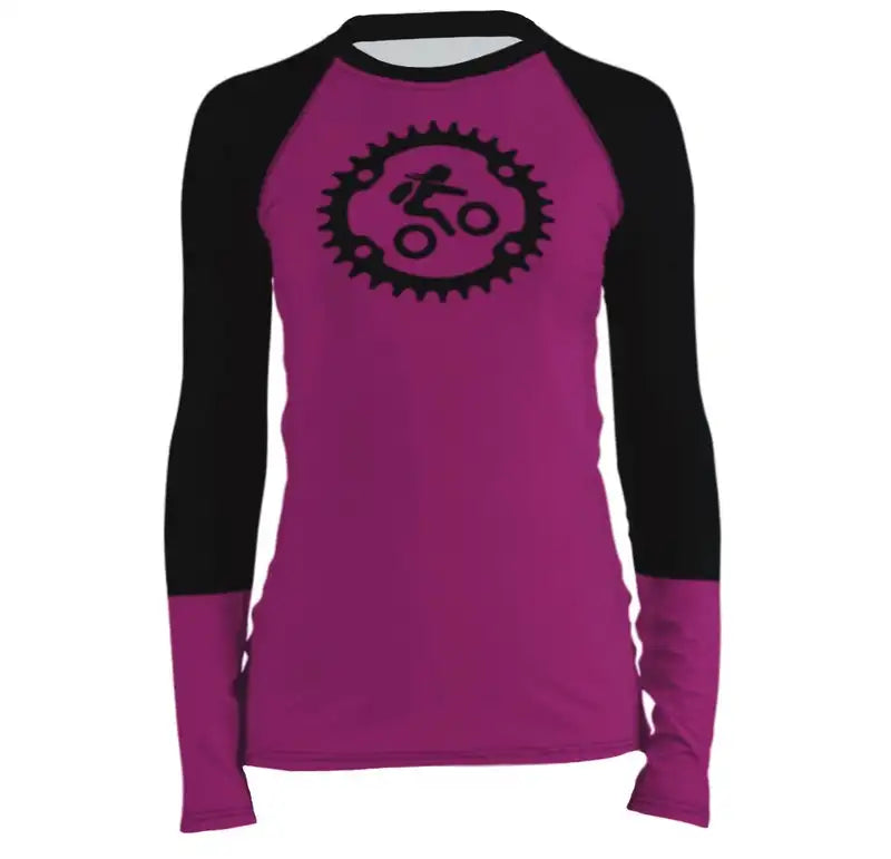 Women sportwear jersey mountain bike  mtb long sleeve shirt downhill jersey  cycling shirt Motocross jersey motorcycle clothing