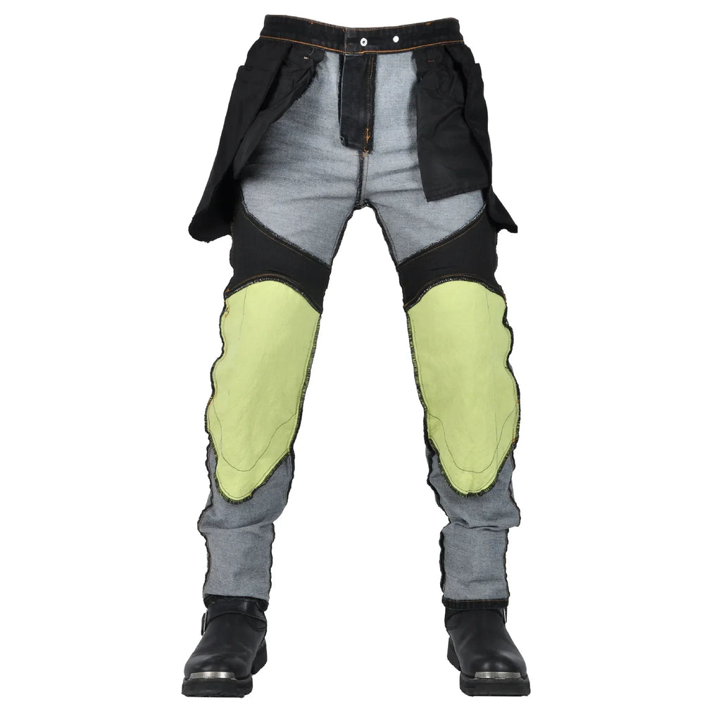 Motorcycle Jeans Women's Personalized Motorcycle Pants Motorcycle Racing with Riding Protective Gear Casual Pants