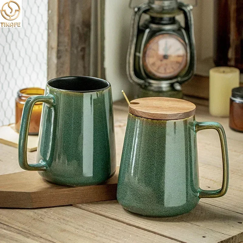 24OZ/700ml Extra - Large Ceramic Coffee Mugs with Handle: Ideal Jumbo Tea & Water Cup for Office & Home, Perfect Gift Choice