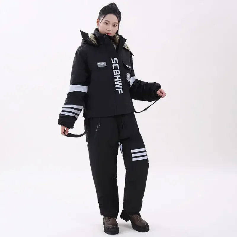 Electric Motorcycle Jacket Cold-proof Motorcycle Snow-proof Clothing Winter Skiing Fishing and Riding Cold-proof Clothing