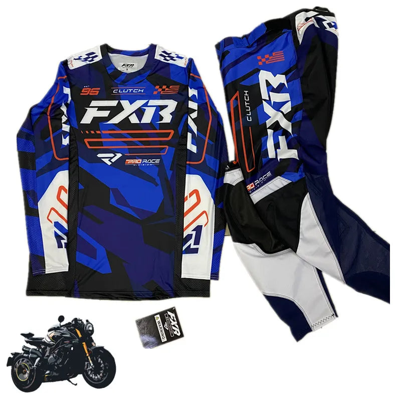 Motorcycle NEW Motorcycle Clothing Set Off Road MX Jersey Pants Set Dirt Bike Combo Gear Set Racing Motocross Set
