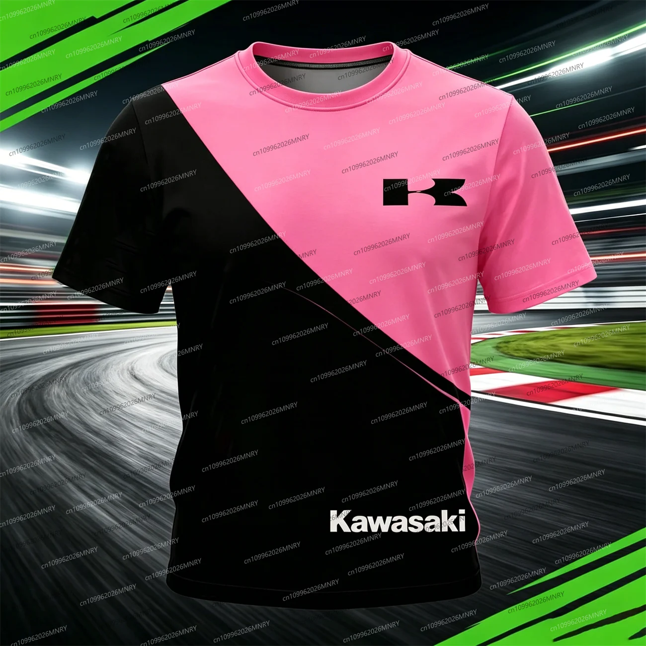 Motorcycle clothes for man Motorcycle Kawasaki Tshirt Breathable Summer Men t-shirt Men's clothing 3D Print Women Short-sleeved