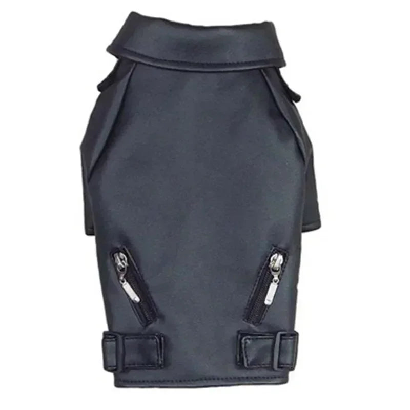 Leather Dog Coat Jacket Winter Dog Clothes Outfit Garment Warm Pet Costume Puppy Yorkie Poodle Bichon Schnauzer Pug Clothing