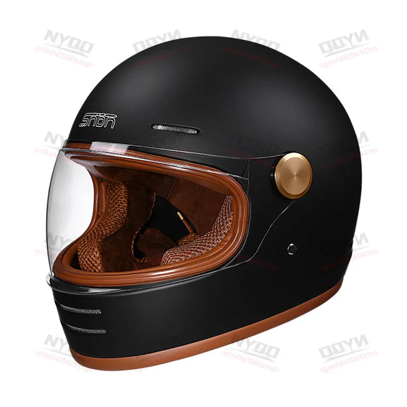 Retro Full-Face Motorcycle Helmet Off-Road Capabilities Durable Materials Enhanced Safety DOT Certified Helmet Motorcycle