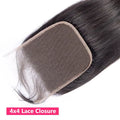 13x4 HD Lace Frontal Brazilian Straight Hair HD Transparent Lace Closure Pure-Hand Tied Human Hair Lace Closure 12-24 Inch