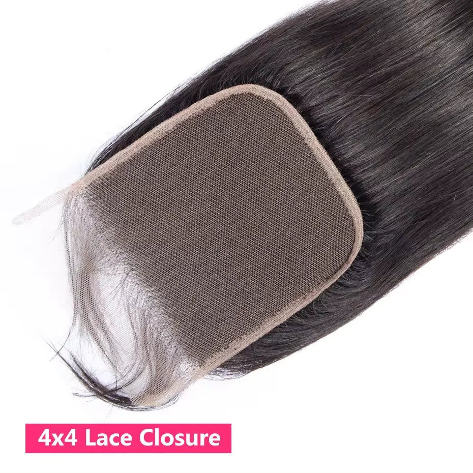 13x4 HD Lace Frontal Brazilian Straight Hair HD Transparent Lace Closure Pure-Hand Tied Human Hair Lace Closure 12-24 Inch