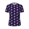 USA American Flag T-Shirt Male Star Print Patriotic Streetwear Running T-Shirts Breathable Beach Fashion Tees Oversize Tops