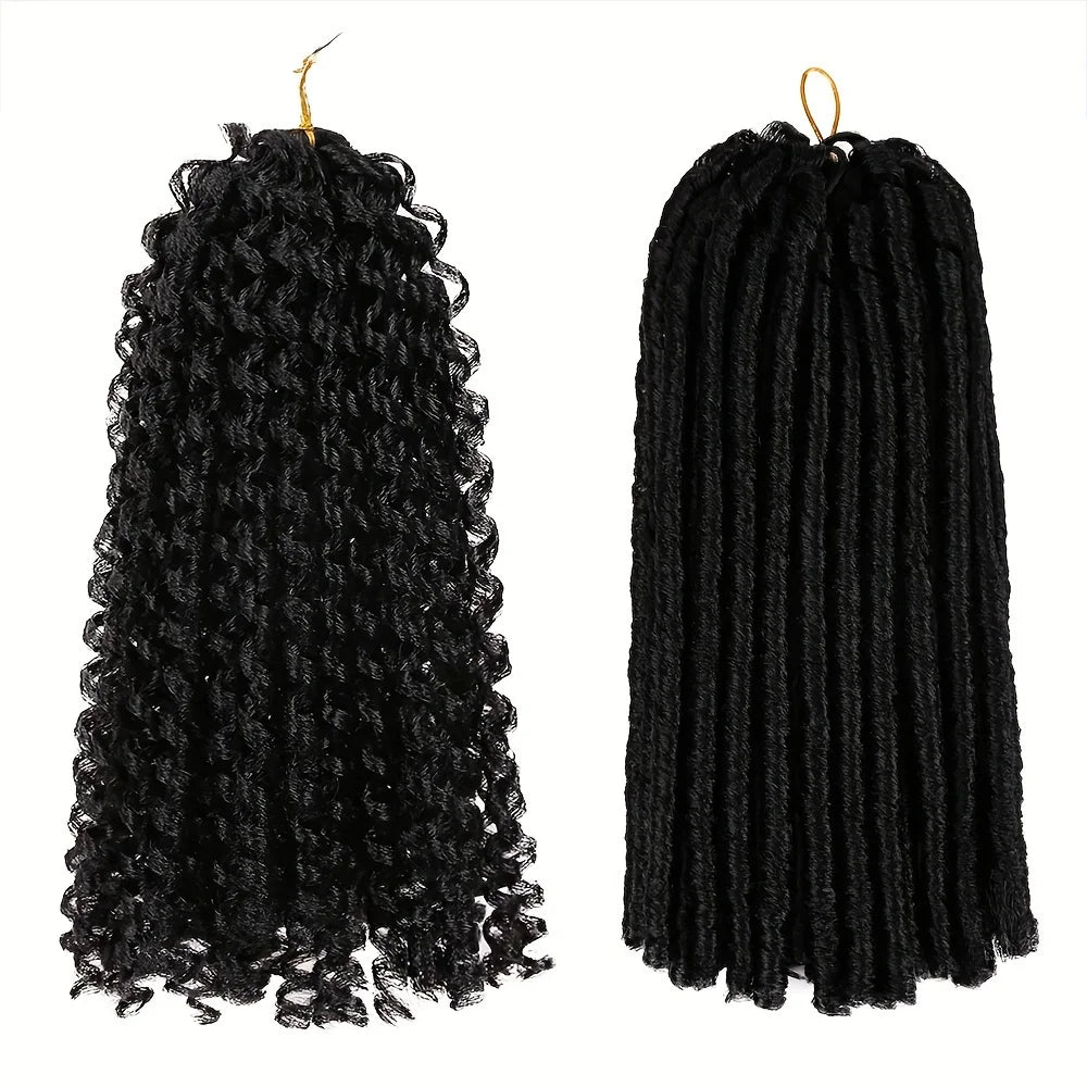 Artificial curly weave hair 14 inches soft curls curly weave hair 3 pack curly hair synthetic weave hair extensions for women