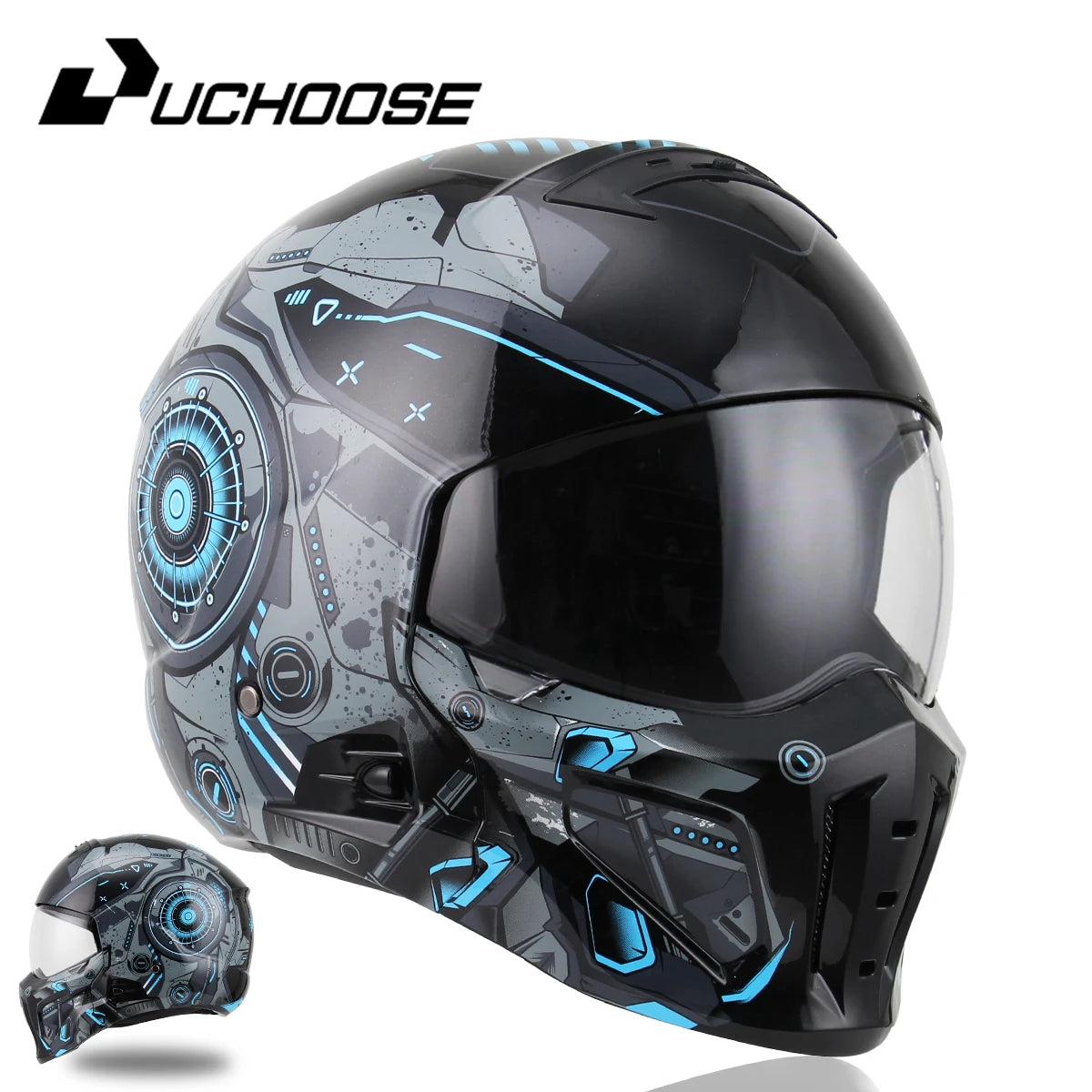 2026 New Scorpion Helmet Retro Motorcycle Cascos Moto Locomotive Personality Multi-purpose Combination Helmet Half Helmet
