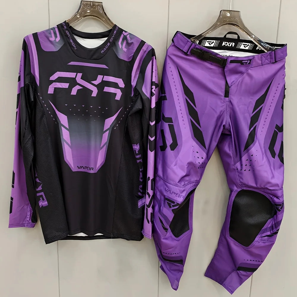 Motorcycle NEW Motorcycle Clothing Set Off Road MX Jersey Pants Set Dirt Bike Combo Gear Set Racing Motocross Set