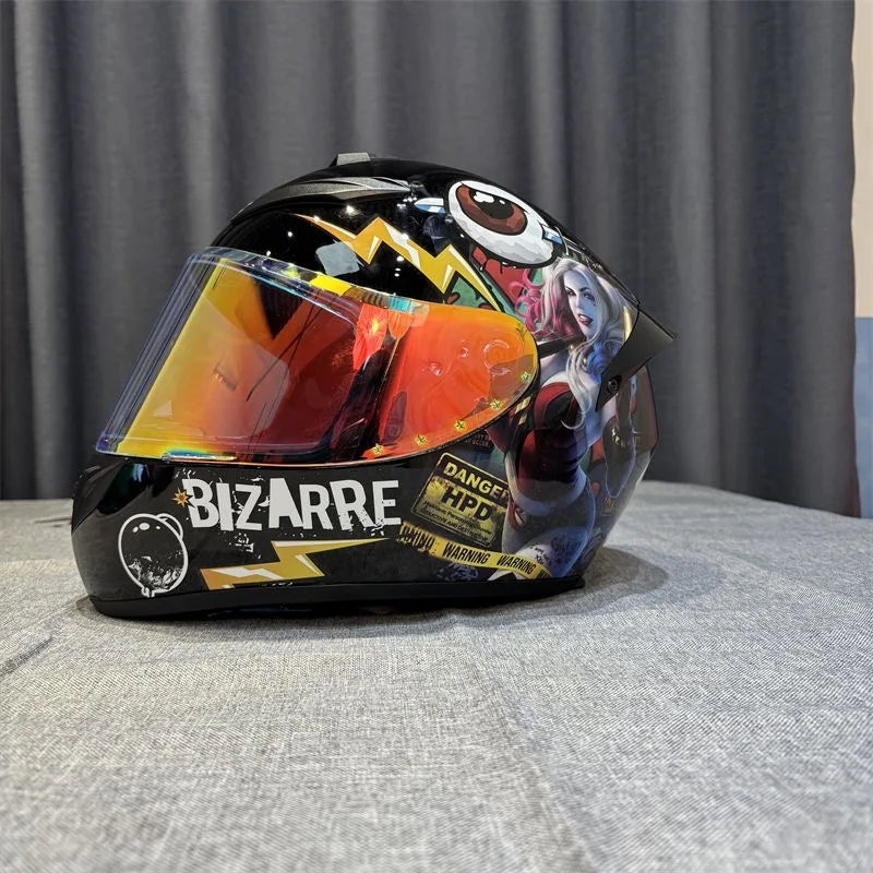 Adult Helmets For Motorcycle Full Face Helmet HD Visors Capacete De Moto Capacetes DOT Approved