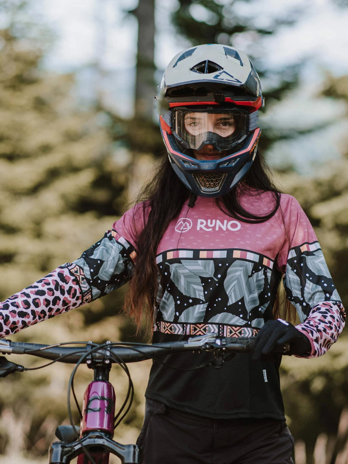 Women sportwear jersey mountain bike  mtb long sleeve shirt downhill jersey  cycling shirt Motocross jersey motorcycle clothing