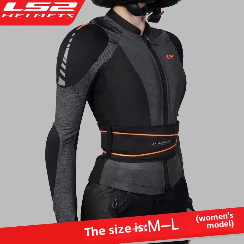 OriginalLS2 Motorcycle Jacket X-Armor Motocross Riding Clothing Summer Breathable Motorbike Jacket Men Women Moto Racing Jacket