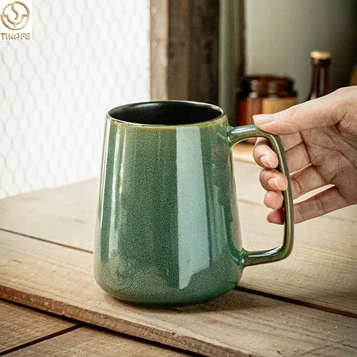 24OZ/700ml Extra - Large Ceramic Coffee Mugs with Handle: Ideal Jumbo Tea & Water Cup for Office & Home, Perfect Gift Choice