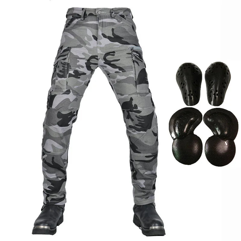 Motorcycle Pants Leisure Camo Men's Jeans Motocross Motoriding Racing Trousers Outdoor Riding Rider Equipment For All seasons